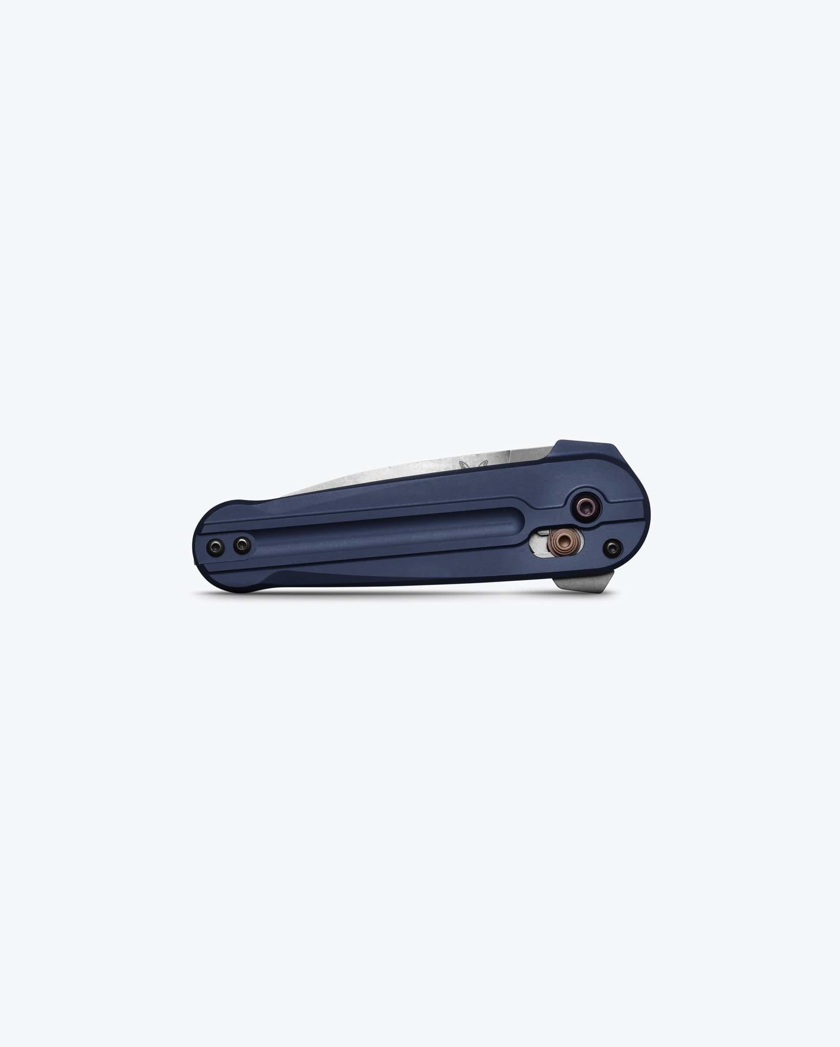 benchmade-lowden-491-klappmesser-crater-blue-aluminium-spear-point image 3