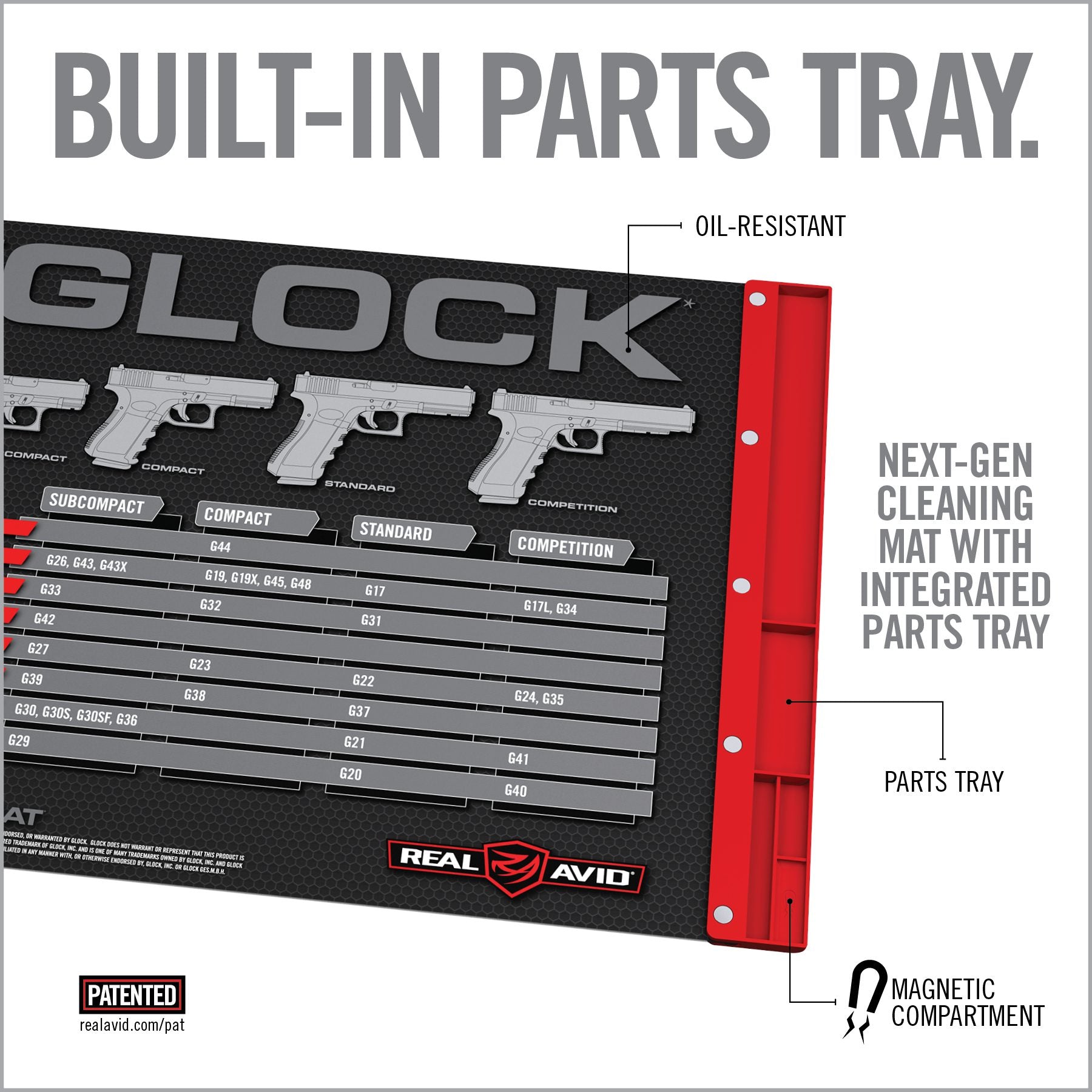 real-avid-smart-mat-f-r-glock-pistolen-reinigungsmatte-19-x-16-zoll image 4