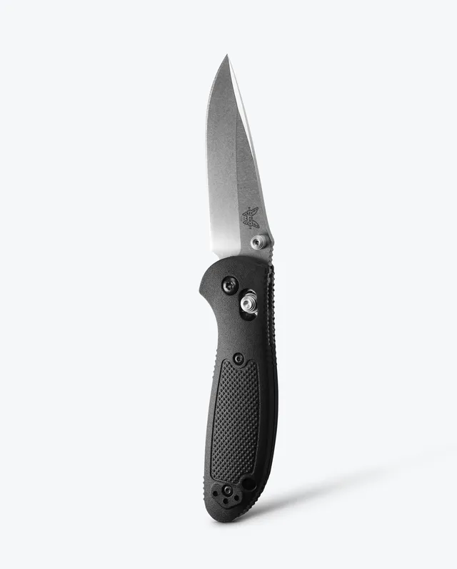 benchmade-mini-griptilian-556-s30v-klappmesser-black-grivory-drop-point image 1
