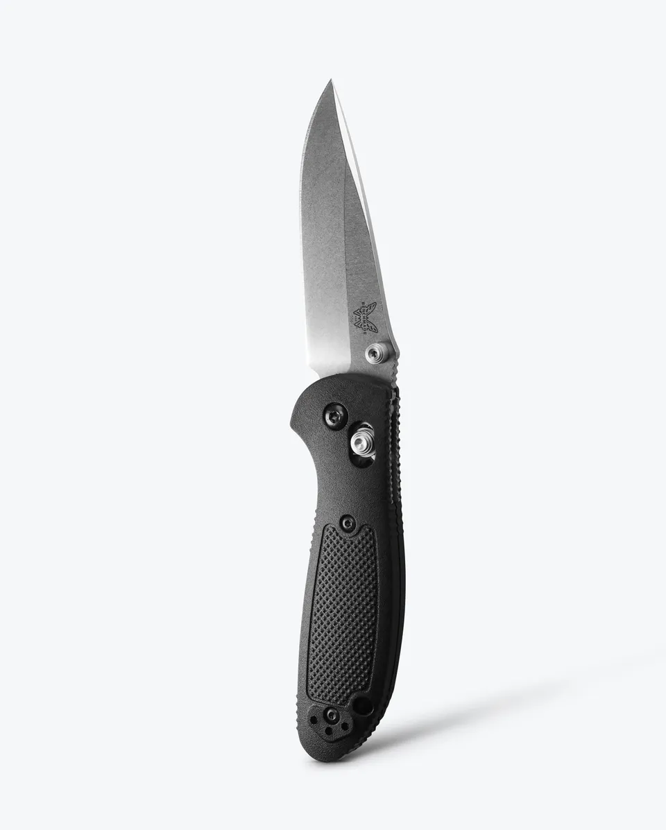 benchmade-mini-griptilian-556-s30v-klappmesser-black-grivory-drop-point image 1
